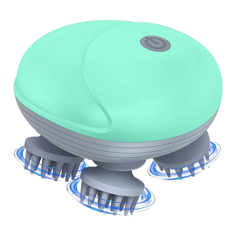 "Electric Deep Tissue Massager – Scalp, Body & Pet Use."
