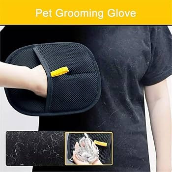 "Double-Sided Pet Hair Removal Glove – Reusable & Anti-Static."