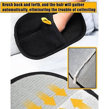 "Double-Sided Pet Hair Removal Glove – Reusable & Anti-Static."