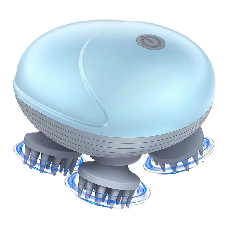 "Electric Deep Tissue Massager – Scalp, Body & Pet Use."